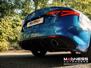 Alfa Romeo Giulia Performance Exhaust - 2.0L - Milltek - Cat Back w/ Active Valve Controller